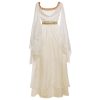 Womens Renaissance Renfaire Dress Medieval Sleeveless Fairy Dresses