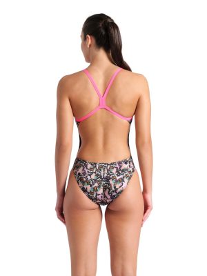Women's Performance Butterflies Challenge Back Training Swimsuit Ladies Bathing Suit