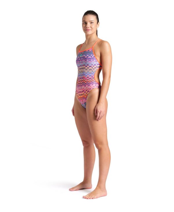 519FfsfJI6L.jpg Women's Performance Ondulation Lace Back Training Swimsuit Ladies Bathing Suit
