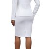 2 Piece Outfits for Women Solid Blazer Jacket Skirts Sets Two Piece Business Formal Suit Sets