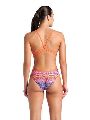 Women's Performance Ondulation Lace Back Training Swimsuit Ladies Bathing Suit