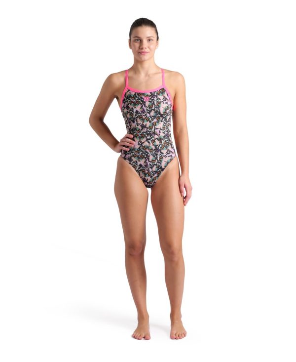 Women's Performance Butterflies Challenge Back Training Swimsuit Ladies Bathing Suit