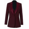 Women's 3 Pieces Pants Suit Office Lady Suit Blazer Vest Pants Business Suit Casual for Women Tuxedo Suits Set