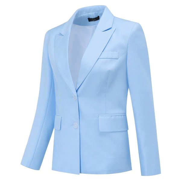 51i4znyrdmL.jpg Women's 2 Piece Office Work Suit Set One Button Blazer and Pants