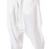 Men's Drawstring Aladdin Hippie Harem Pants Loose Drop Crotch Trousers