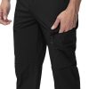 Men's Cargo Hiking Pants Lightweight 5 Zipper Pockets Stretch Quick Dry Camping Fishing Travel Pants