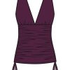 Women's Solid Dani Soft Cup Tankini Top Separate