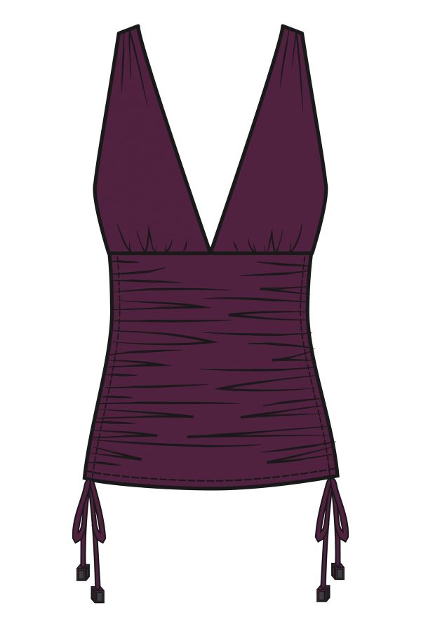 51vnFWnSNnL.jpg Women's Solid Dani Soft Cup Tankini Top Separate