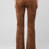 Womens Luxury Clothing Vegan Leather Wide Wale Corduroy Flare Pant