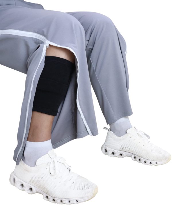 618KBKZiwyL.jpg Tear Away Pants for Men Side Zipper Lightweight Pants Zip Leg Sweatpants Breakaway Post Surgery Recovery Zipper Pants
