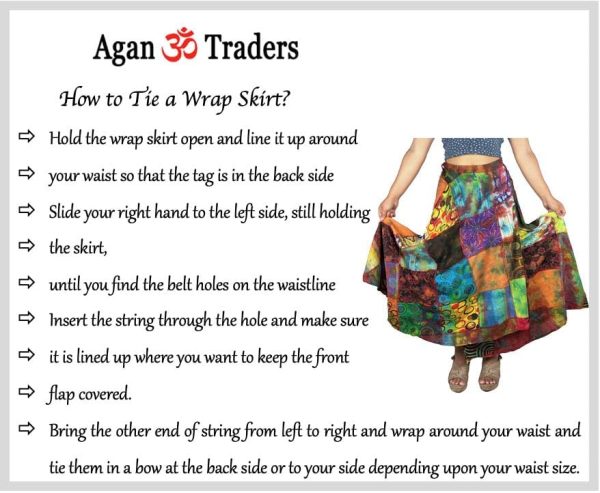 61K8mM2BHPL.jpg Women's 2025 Spring Distressed Boho Gypsy Hippie Patched Skirt - Adjustable Wrapper Long Skirts for Women