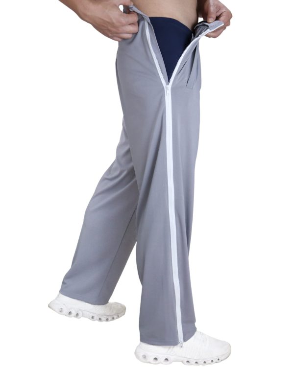 61OyPxun7lL.jpg Tear Away Pants for Men Side Zipper Lightweight Pants Zip Leg Sweatpants Breakaway Post Surgery Recovery Zipper Pants