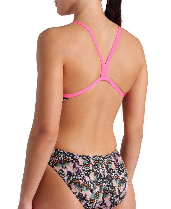 Women's Performance Butterflies Challenge Back Training Swimsuit Ladies Bathing Suit