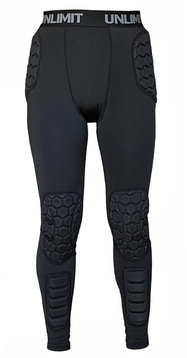61RpLFSwKJL.jpg Soccer Goalie Pants - Padded Goalkeeper Pants with Knee, Hip & Shin Pads