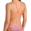 Women's Performance Ondulation Lace Back Training Swimsuit Ladies Bathing Suit