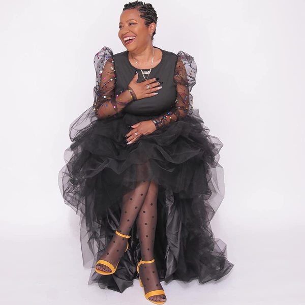 Women's Long High Low Ruffles Party Tulle Skirt
