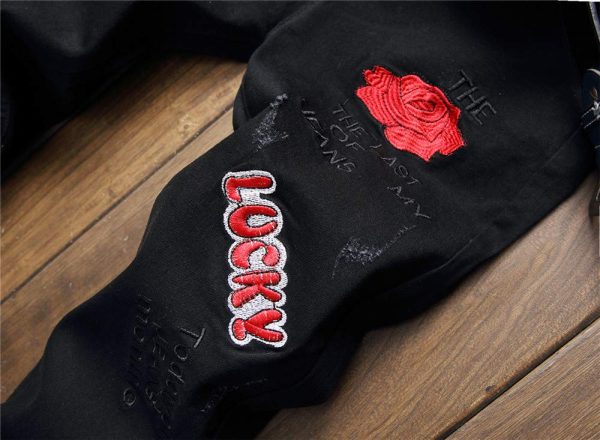 61X5G1rkEzL.jpg Men's Ripped Regular Fit Jeans