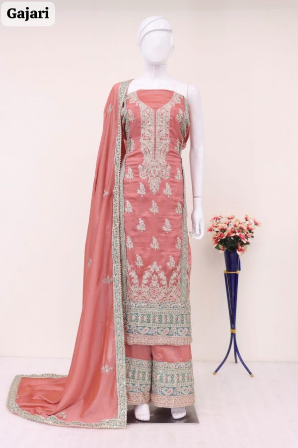 Eid festival ready to wear salwar kameez embroidered pakistani shalwar suit for women 2798