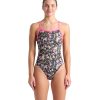 Women's Performance Butterflies Challenge Back Training Swimsuit Ladies Bathing Suit
