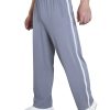 Tear Away Pants for Men Side Zipper Lightweight Pants Zip Leg Sweatpants Breakaway Post Surgery Recovery Zipper Pants