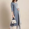 kurti set for women with dupatta party wear indian style kurta set for women