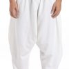 Men's Drawstring Aladdin Hippie Harem Pants Loose Drop Crotch Trousers