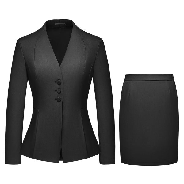 Women's Skirt Suit 2 Piece Set Business Office Suits for Women Dressy Professional Outfits