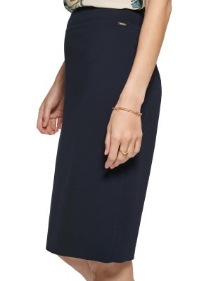 Women's Business Casual Knee-Length Pencil Skirt