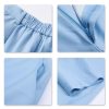 Women's 2 Piece Office Work Suit Set One Button Blazer and Pants
