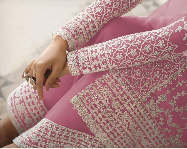715TK3KWx5L.jpg Heni Fashion Womens Indian Pakistani Ethnic Wear Designer Straight Salwar Kameez Palazzo Suit Ready To Wear