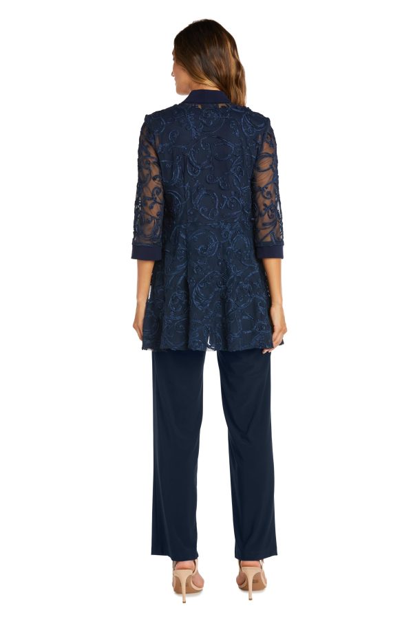 716hbbbfRhL.jpg Soutache Jacket and Tank Pantsuit Set