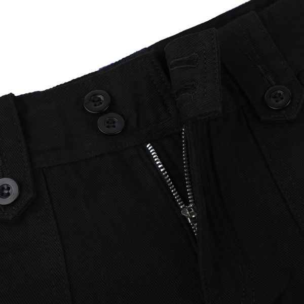 Womens Straight Wide Leg Cargo Jeans Vintage Flap Pocket Cargo Pants Baggy Y2k Pants