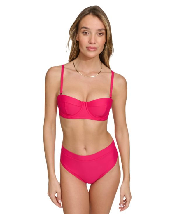 Women's Standard V-Neck Bikini Top Bathing Suit