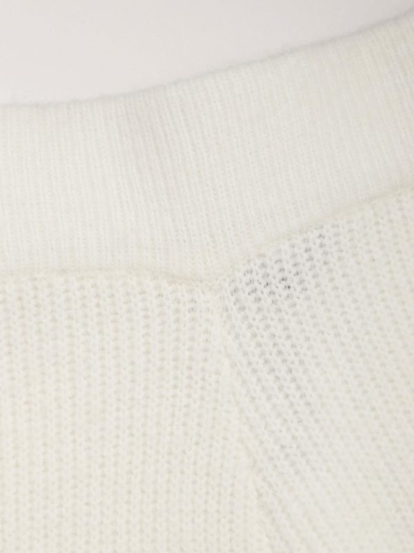 719Rx9ioyL.jpg Lounge Pants Women Wide Leg Mid Waist Ribbed Knit Pants Casual Solid Warm Wool-Blend Sweatpants Fall Winter