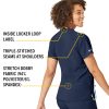 Women's Cross-Flex Media Scrub Top