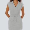 Womens Two Piece Skirt Sets Tennis Outfits Casual Cap Sleeve Lapel Shirt Summer Athletic Sport Short Skort Set