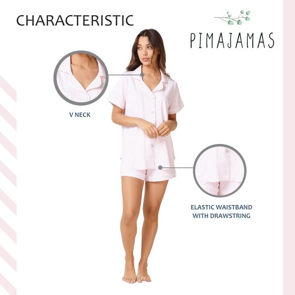 Pima Cotton Pajamas for Women - Womens Pajama Sets - Superior Softness Womens Set