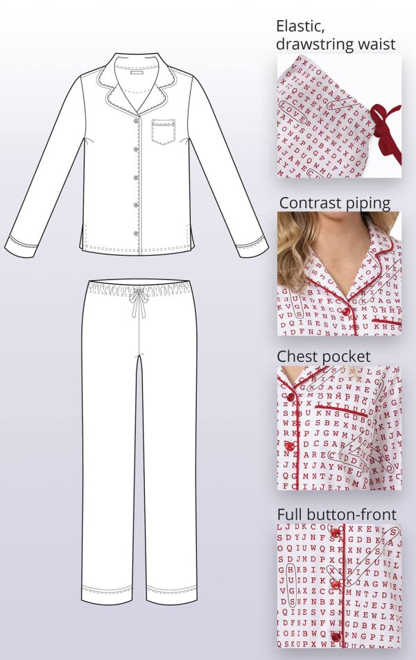 Women's Sleepwear - Soft Pajamas for Women, 100% Cotton