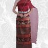 Brand Traditional Thailand Luxurious Silk Wrap Skirt Thai Formal Sarong