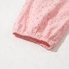 Spring Summer Tops for Women 2025 Dressy Casual V Neck Blouses Cute 3/4 Sleeve Length Babydoll Tops