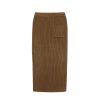 Women's Turtleneck 2 Piece Outfits Ribbed Knit Sweater Midi Pencil Skirt Set