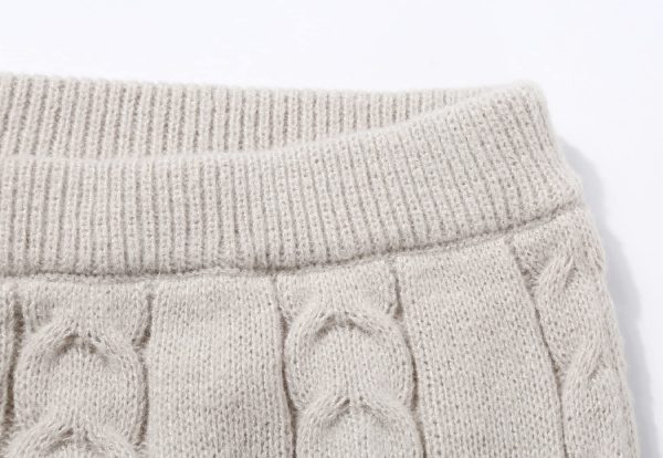 71KIheBiRqL.jpg Women's Winter Chunky Cable Knit Long Skirt 2 Piece Outfit Sweater Sets