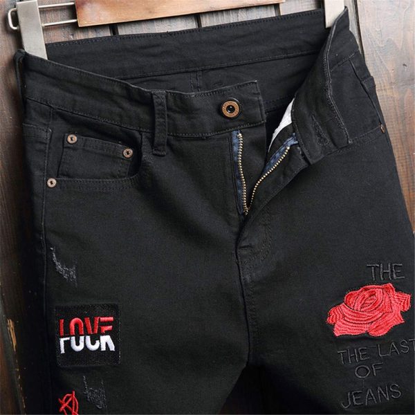71Kb1qLcyFL.jpg Men's Ripped Regular Fit Jeans