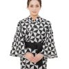 Womens Uroko Yukata, Lightweight Summer Robe, 100% Cotton, Made in Japan