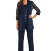 Soutache Jacket and Tank Pantsuit Set