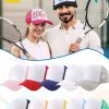 40 Pack Adult DIY Sublimation Trucker Caps Adjustable Mesh Baseball Cap Blank Trucker Hats Bulk for Summer Outdoor