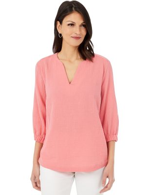 Women's Evie 3/4 Sleeve Gauze Blouse