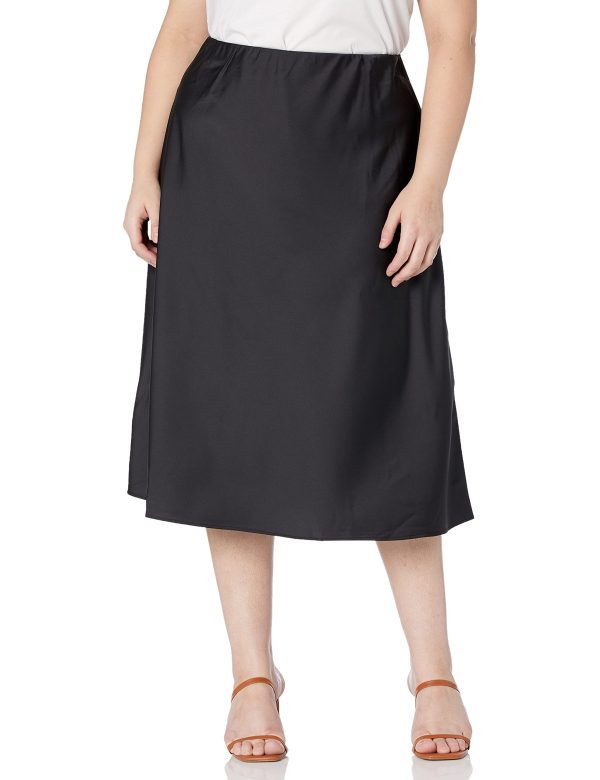 71TB-pDM6BL.jpg Women's Maya Silky Slip Skirt