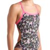 Women's Performance Butterflies Challenge Back Training Swimsuit Ladies Bathing Suit