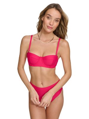 Women's Standard V-Neck Bikini Top Bathing Suit
